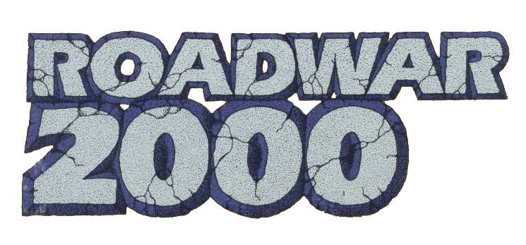 Roadwar 2000 logo for Commodore 64
